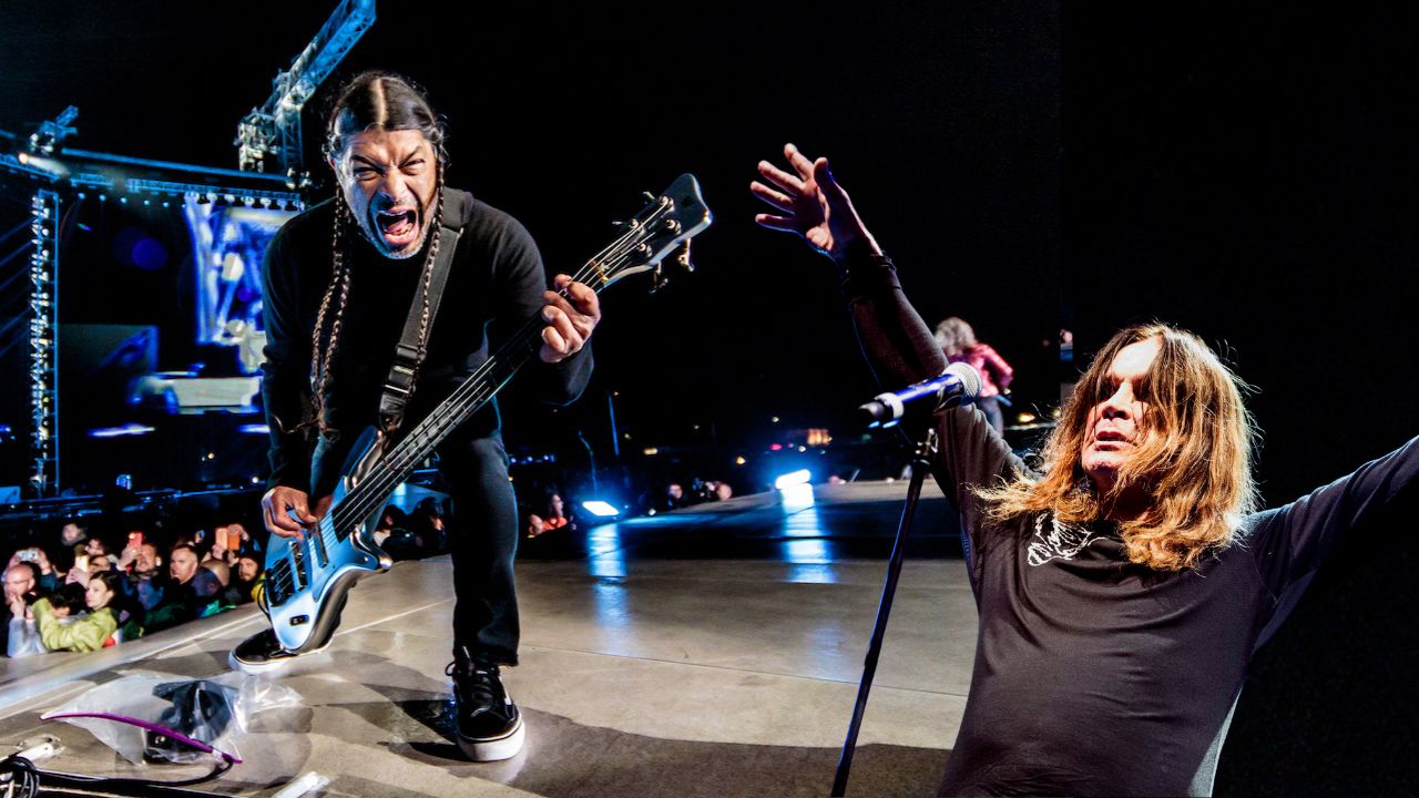 “Ozzy Osbourne gets in my face and we’re doing this dance. Sometimes Kirk and I do it during For Whom the Bell Tolls”: Metallica bassist Robert Trujillo explains the origin of his iconic crab walk