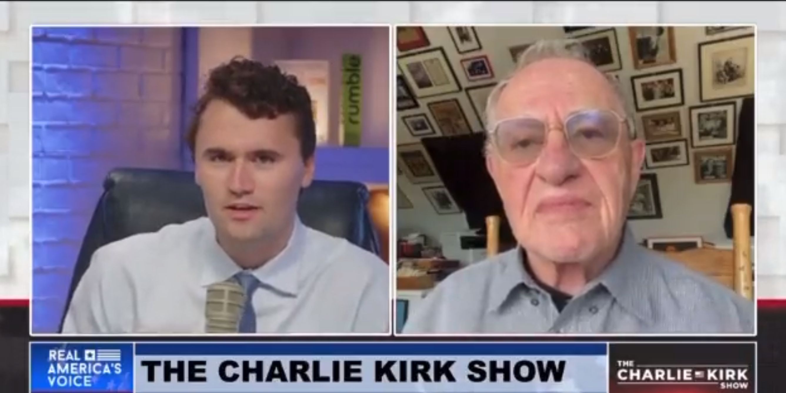 ‘We’ve seen so many lies’: Alan Dershowitz tells Charlie Kirk Trump indictment will not hold up in court of law