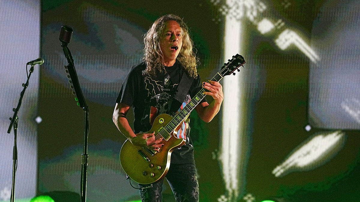 “I hate admitting this but I started bawling like a baby”: Kirk Hammett says his iconic ‘Greeny’ Les Paul recently had another gut-wrenching injury
