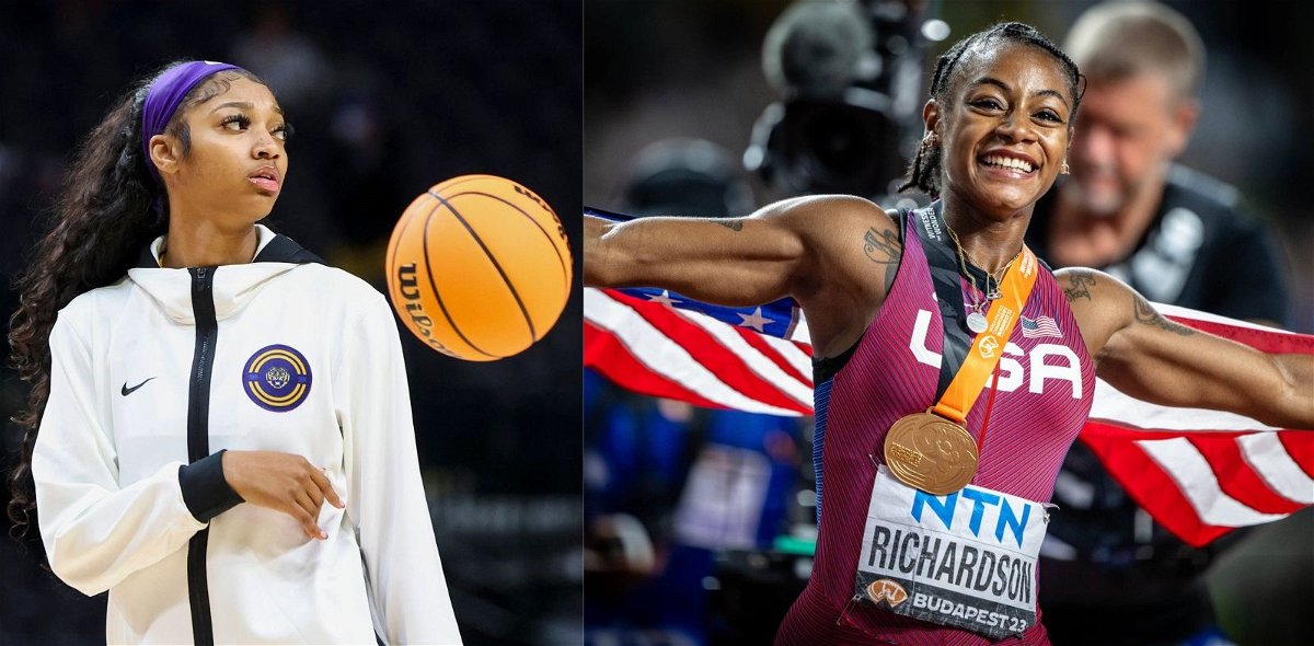 “They Don’t Want Woman Like Us to Win”: NCAA Champion Angel Reese Sends Strong Message to 23YO Sha’Carri Richardson, the Fastest Woman in the World