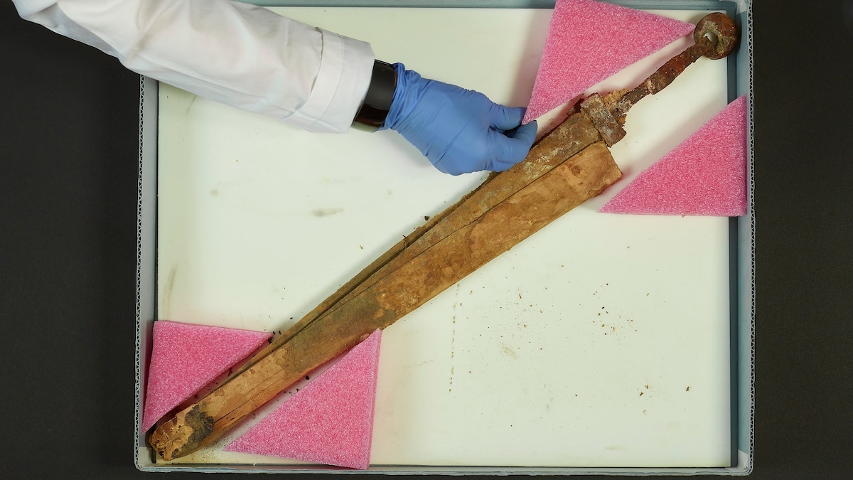 These Roman swords were hidden in a Dead Sea cave—and they’re remarkably well preserved
