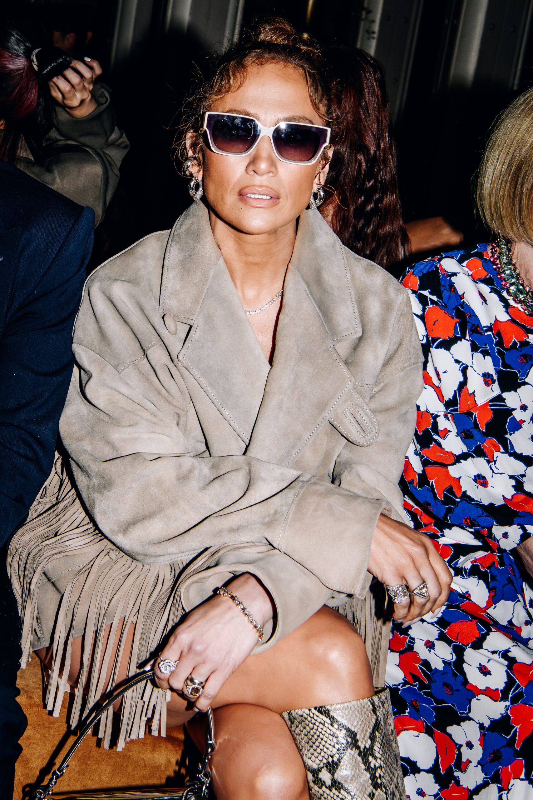 Jennifer Lopez Said Yes to Fringe, No to Pants at New York Fashion Week