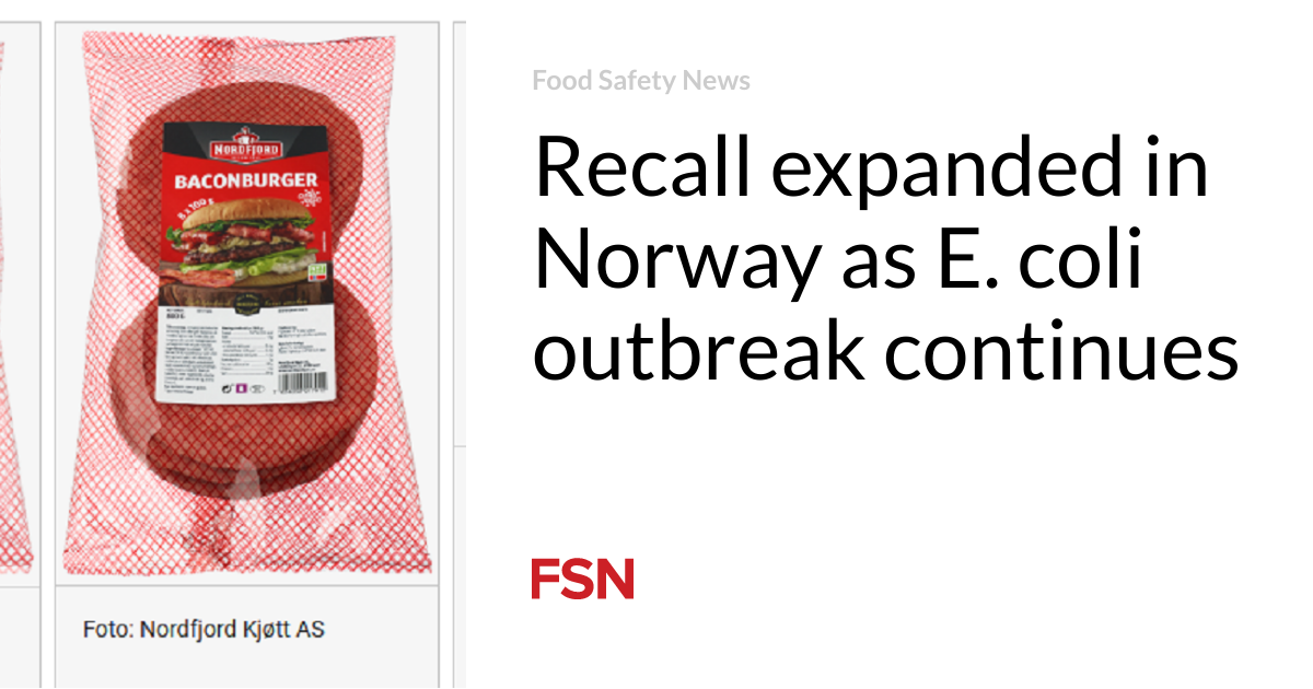 Recall expanded in Norway as E. coli outbreak continues