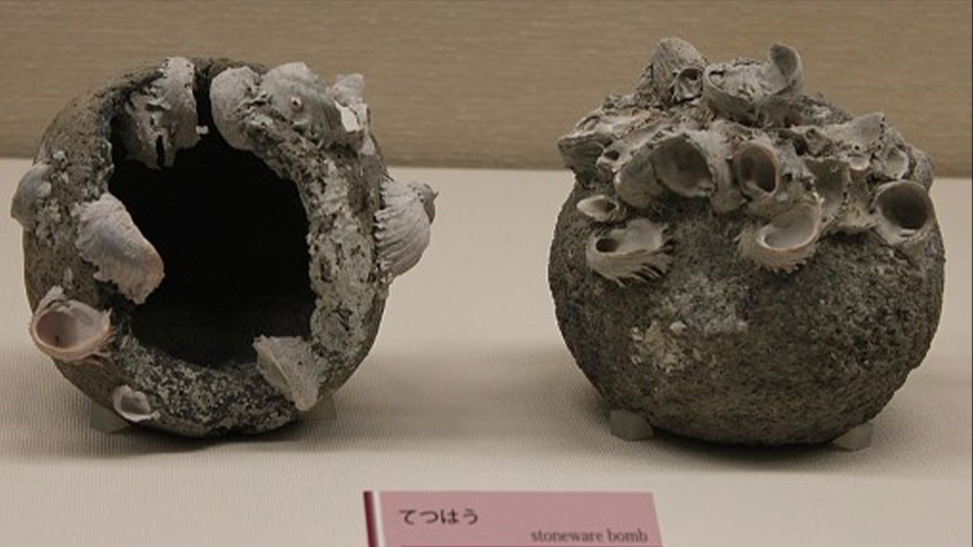 Dozens of centuries-old stone grenades from Ming dynasty discovered at Great Wall of China