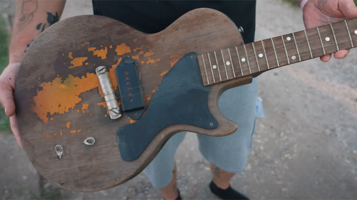 “The worst condition I’ve ever seen”: A lost Gibson Les Paul Junior from the 1950s has been found in a near-unsalvageable state – and it could be a first-year model