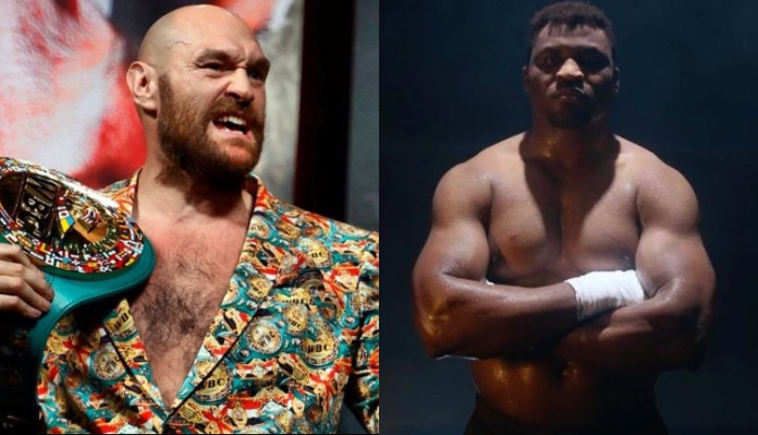 Francis Ngannou reacts following split decision loss to Tyson Fury
