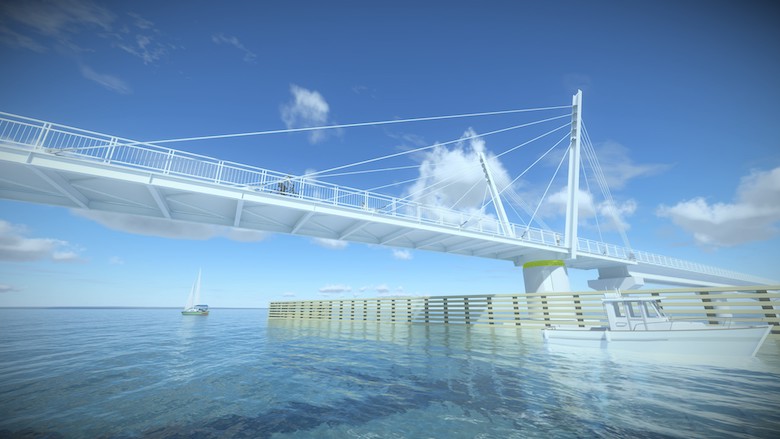 First Pedestrian Cable-stayed Swing Bridge in U.S. Coming in 2027, Says Team