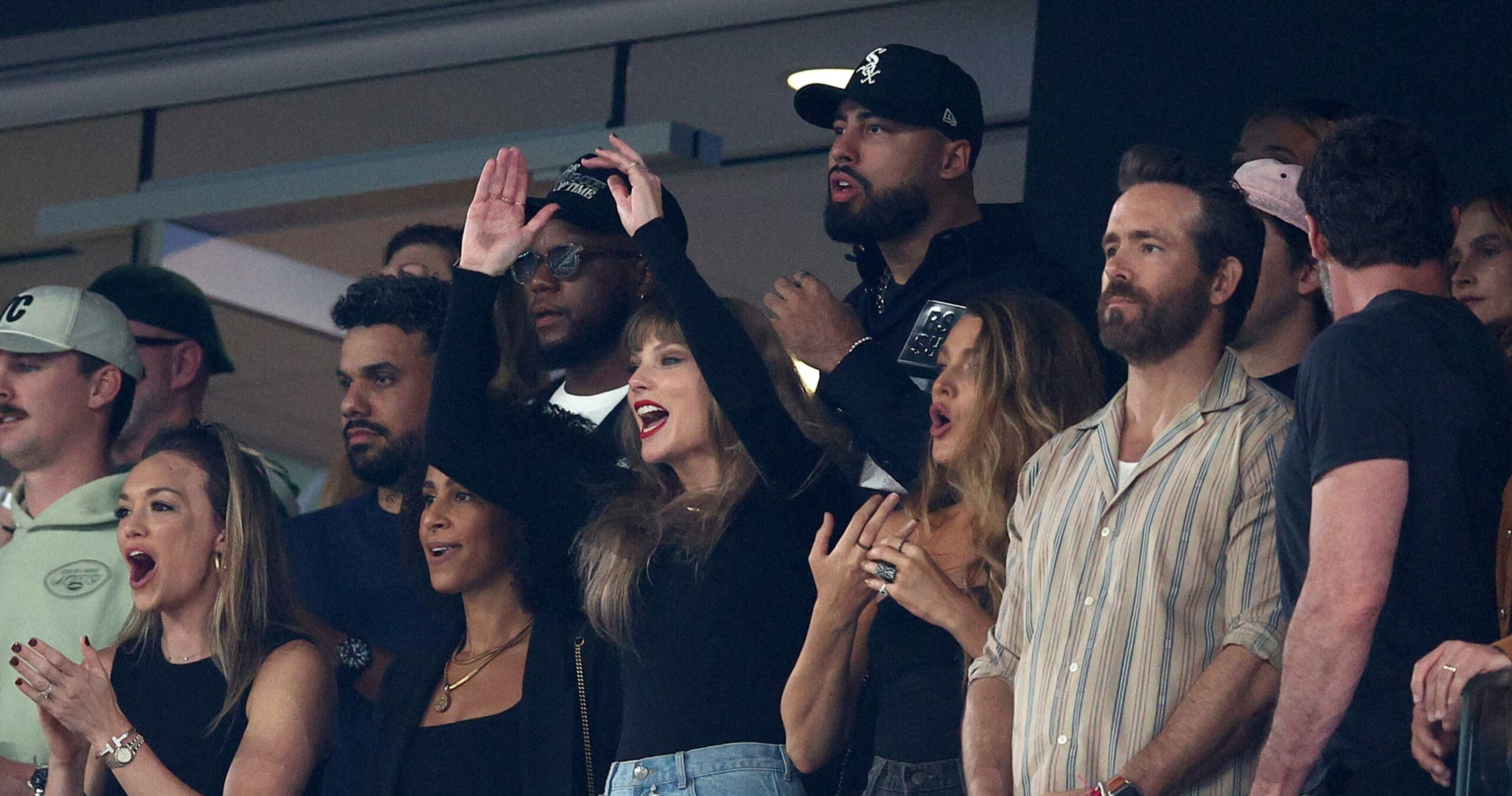 Video: Taylor Swift, Blake Lively Celebrate Isiah Pacheco TD During Chiefs vs. Jets
