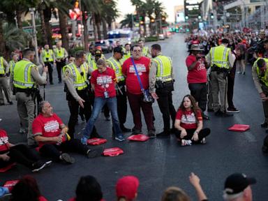Tens of thousands of Las Vegas Strip hotel workers at 18 casinos could on go strike this month