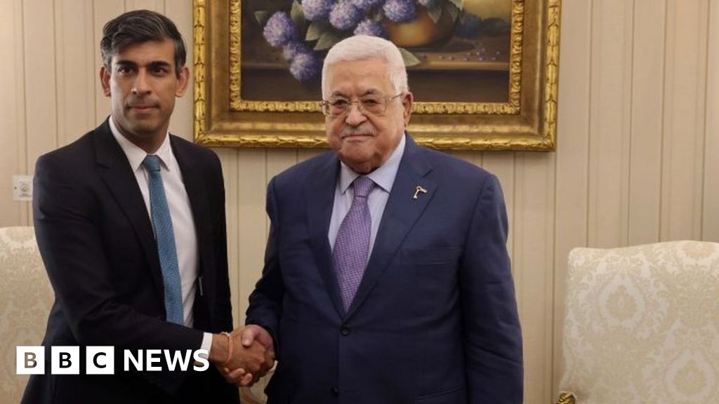 Sunak meets Palestinian Authority leader in Egypt