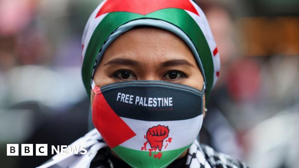 Thousands march in pro-Palestinian protests across UK