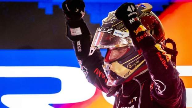 Qatar Grand Prix: Max Verstappen wins as Lewis Hamilton and George Russell collide