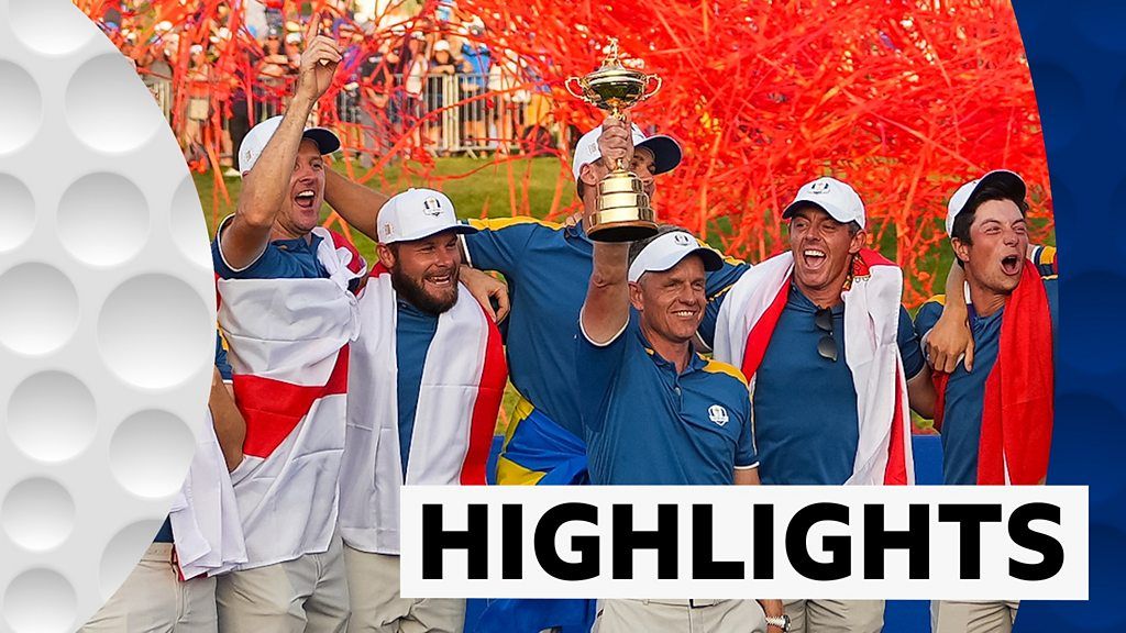 Ryder Cup 2023: Key moments as Europe regain trophy in Rome