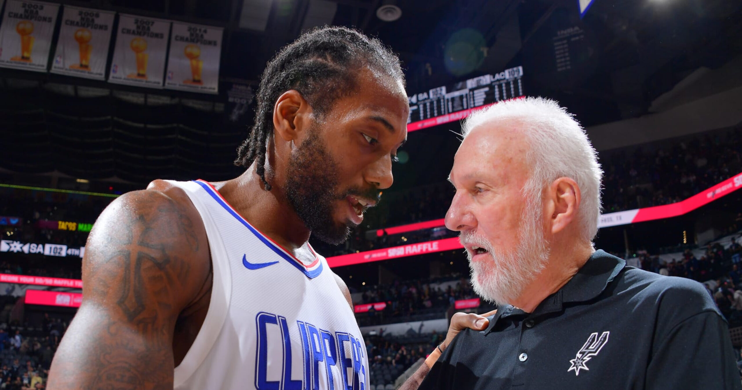 Gregg Popovich on Telling Spurs Crowd Not to Boo Kawhi: ‘You Don’t Poke the Bear’