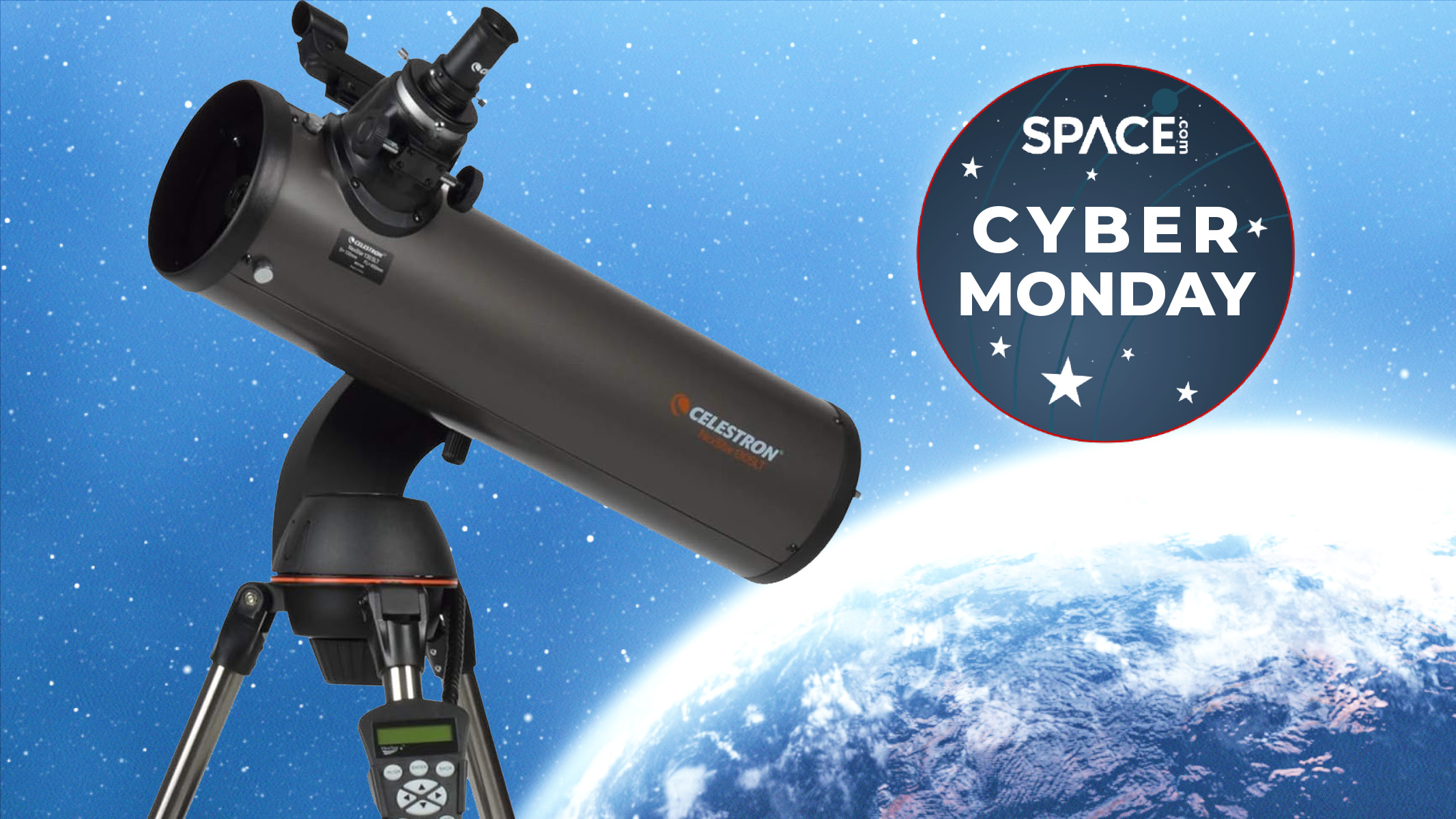 Save over $120 on the Celestron NexStar 130 SLT telescope this Cyber Monday