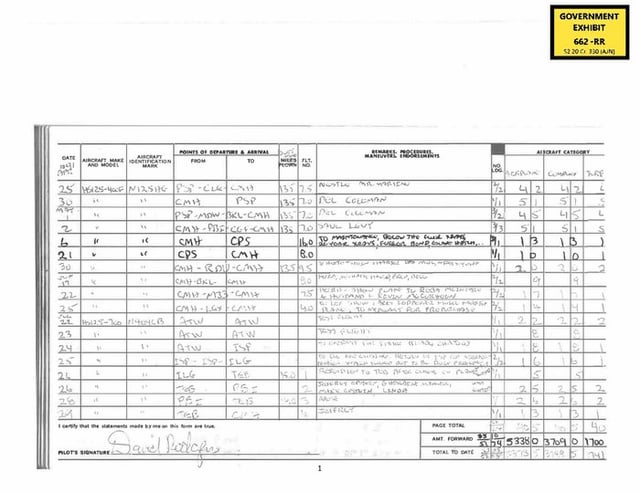 Epstein flight logs released in USA vs. Maxwell