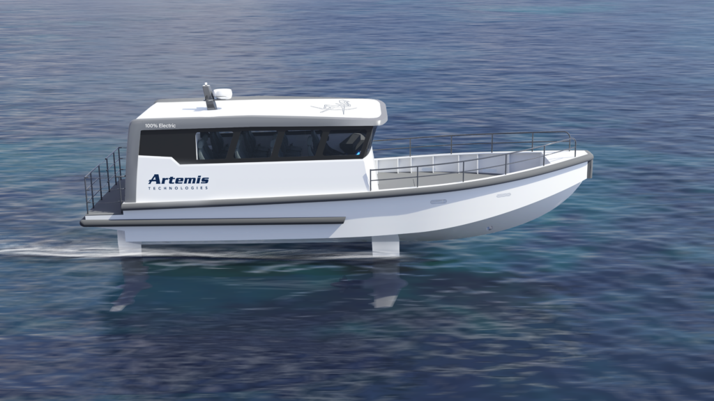 Artemis Technologies: Denmark to get its first 100% electric foiling workboat