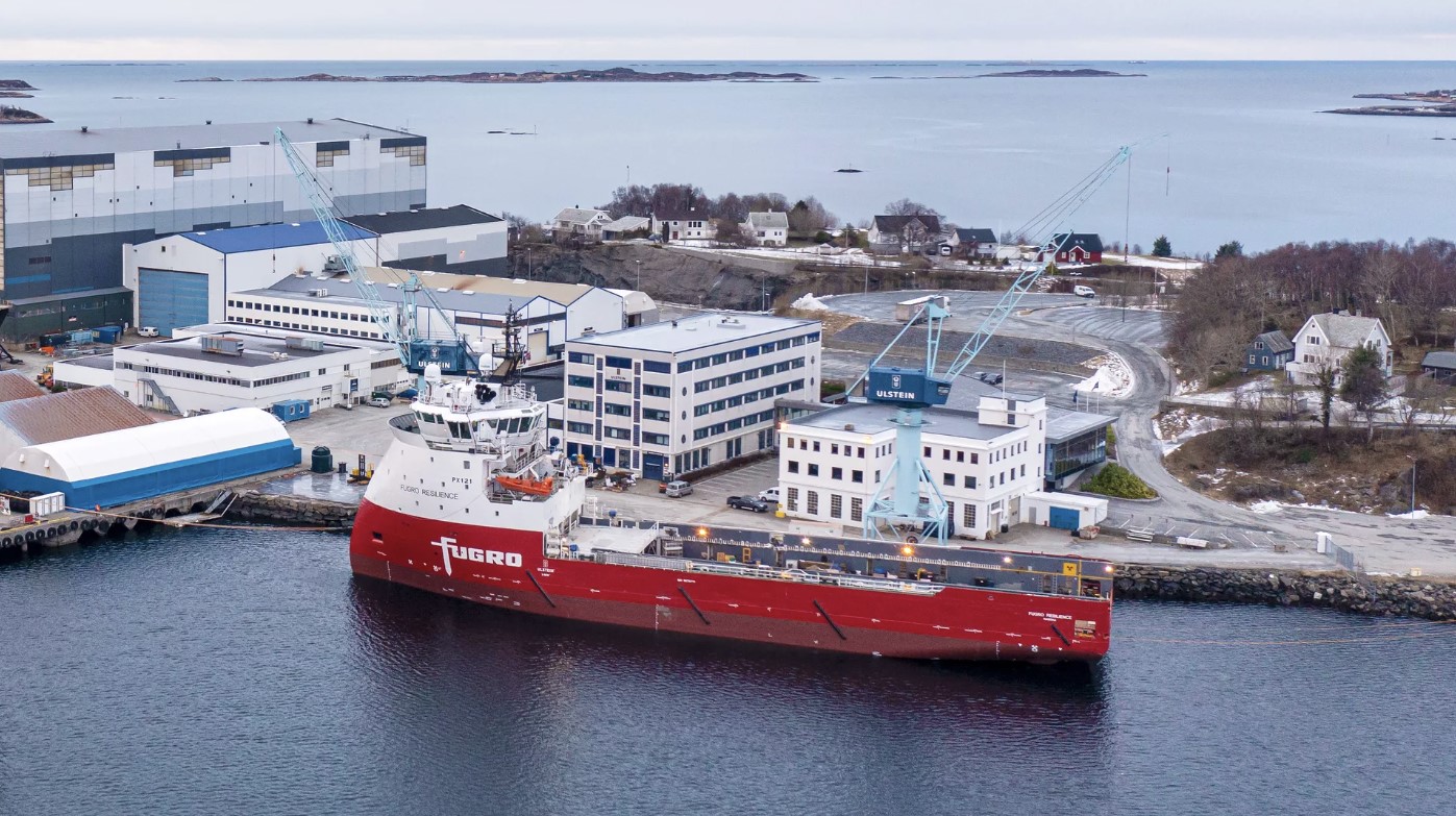 Fugro’s PSV becomes geotechnical survey vessel at Ulstein Verft