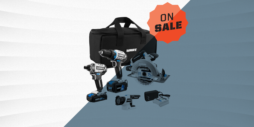 The Hart 20V Cordless Power Tool Kit Is Now Almost Half Off at Walmart