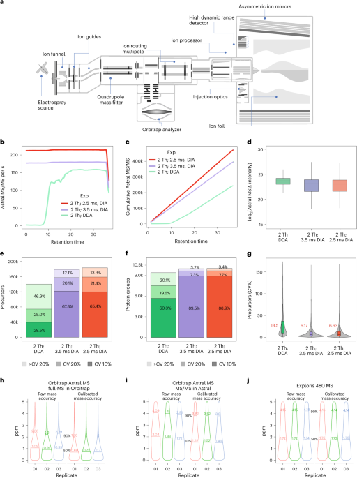 Ultra-fast label-free quantification and comprehensive proteome coverage with narrow-window data-independent acquisition
