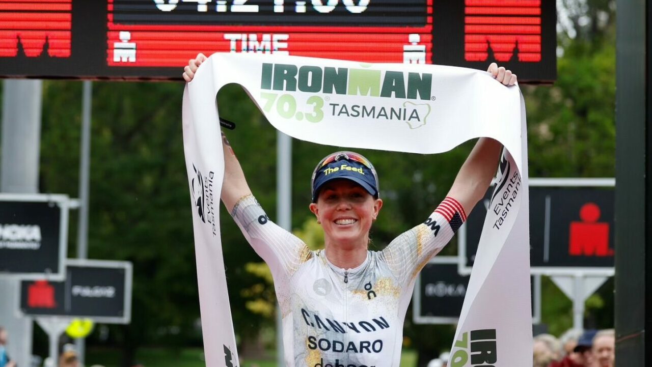 Javier Gomez’s bad bike luck continues as Thompson and Sodaro win at IRONMAN 70.3 Tasmania