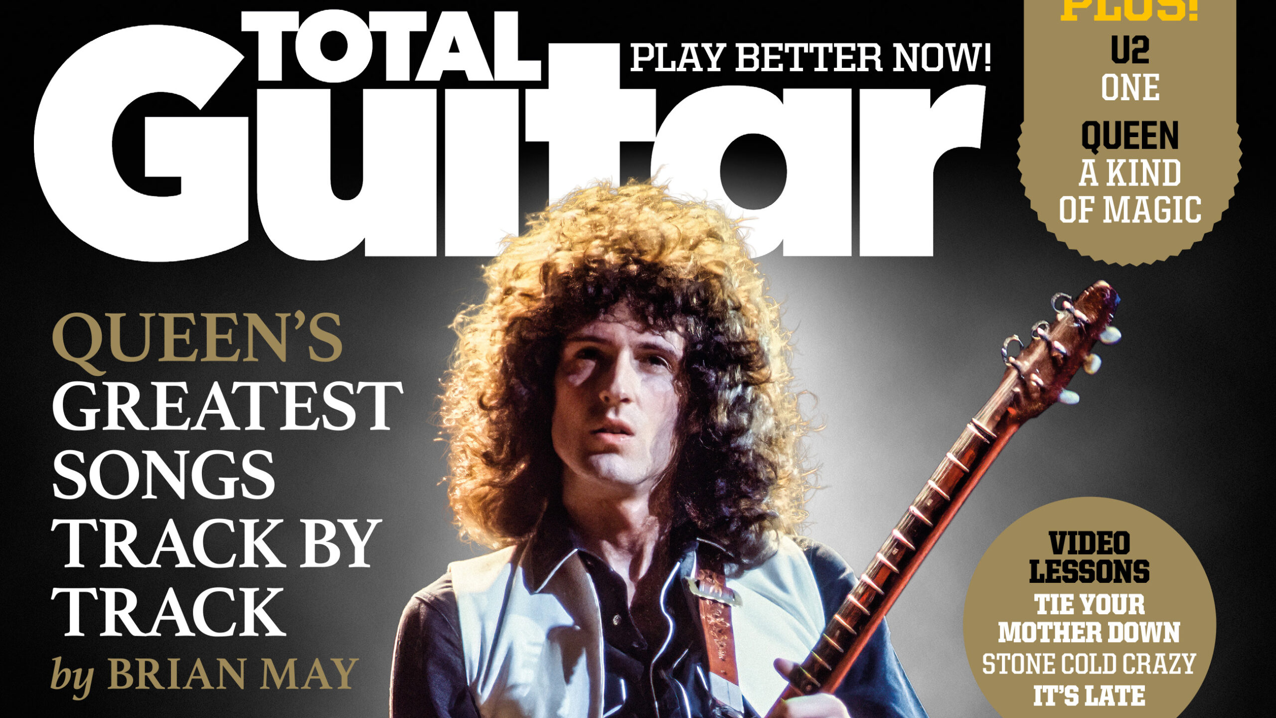 On sale now! Inside the new issue of Total Guitar: Queen’s Greatest Songs Track By Track – By Brian May