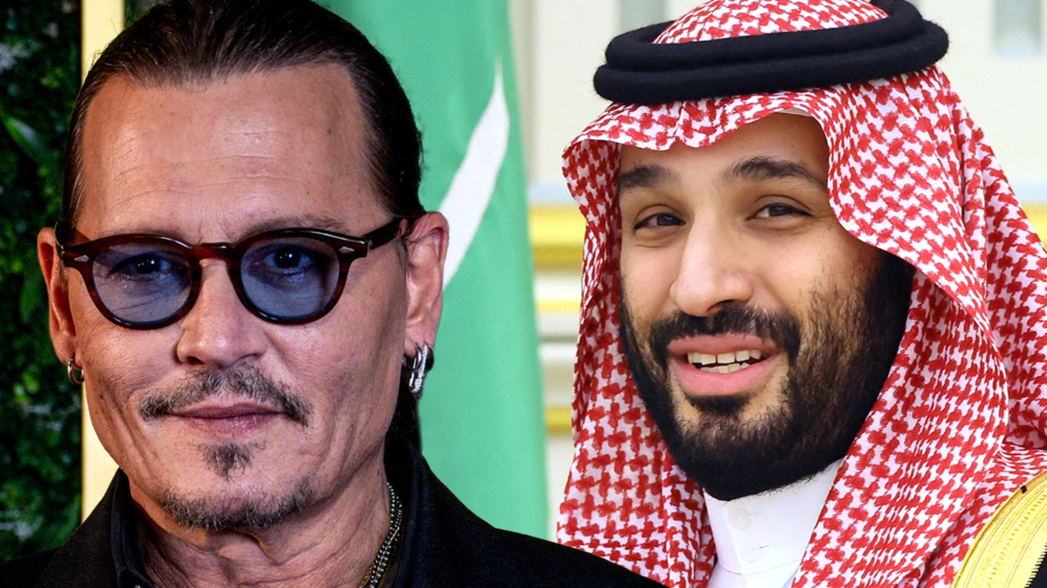 Johnny Depp Has ‘Bromance’ with Saudi Arabia’s Prince Mohammed bin Salman