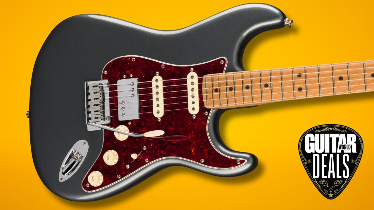 Fender’s Presidents’ Day sale sneak peek has a massive $399 off an awesome limited edition Player Strat plus an exclusive Wrangler guitar strap offer