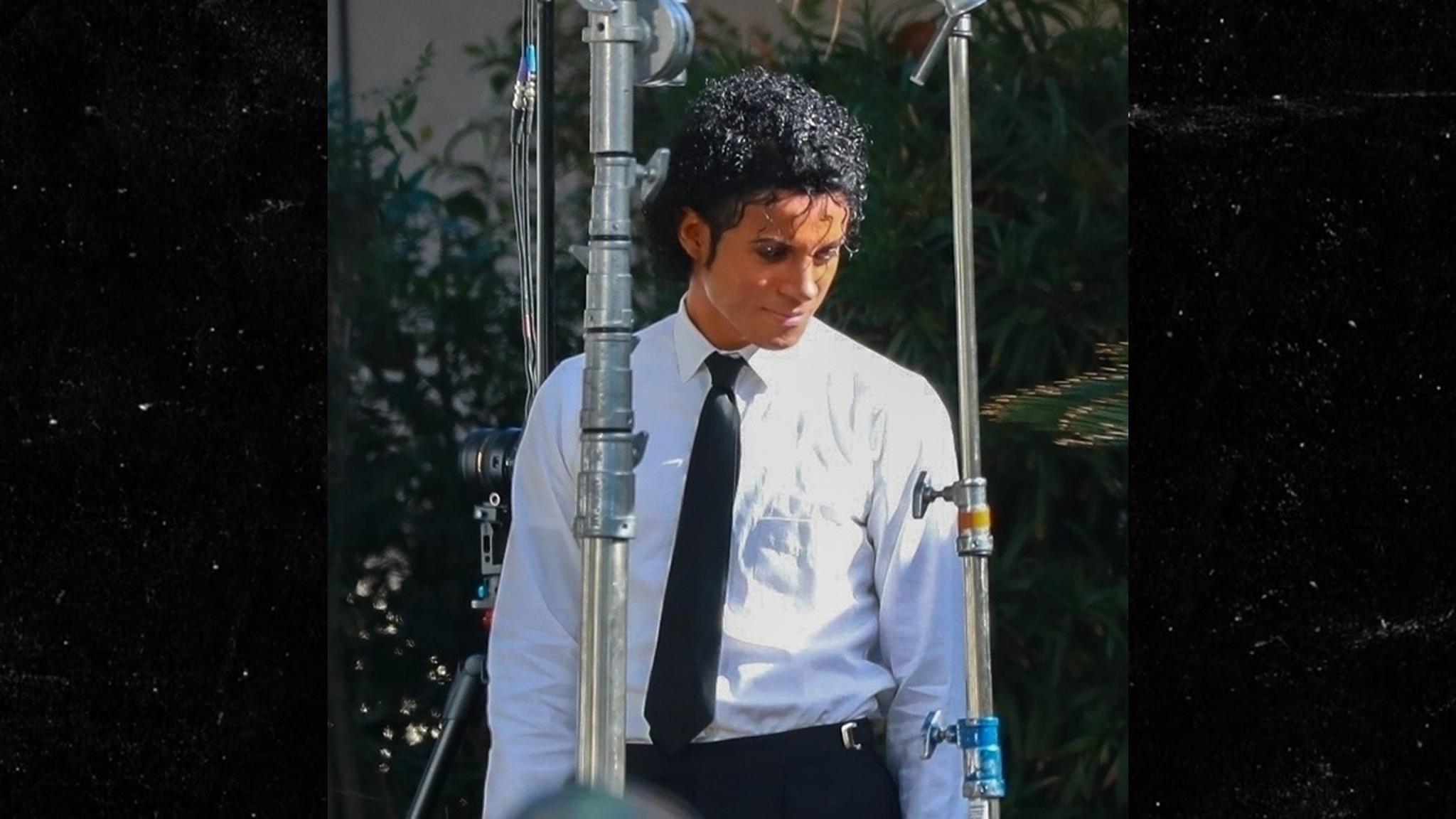 Michael Jackson’s Nephew Jaafar In Full Costume As King of Pop On Biopic Set