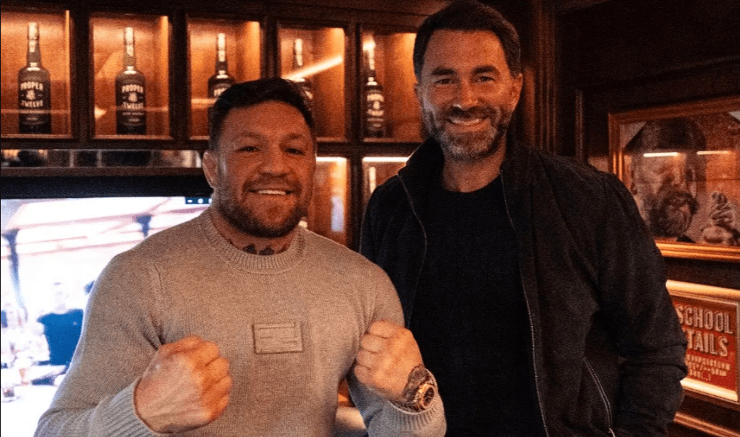 Eddie Hearn: ‘If it were me, I’m bringing Conor McGregor back whatever it costs’