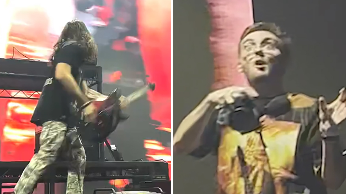 “That wasn’t in the job description”: This metal guitarist mistook a photographer for his guitar tech – and accidentally launched his guitar at him