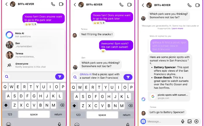 Meta Brings its Most Advanced AI Chatbot to All of its Aps