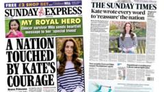 The Papers: Kate ‘reassures nation’ and ‘murderous’ Moscow attack