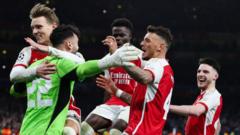 Arsenal beat Porto on penalties to reach quarter-finals