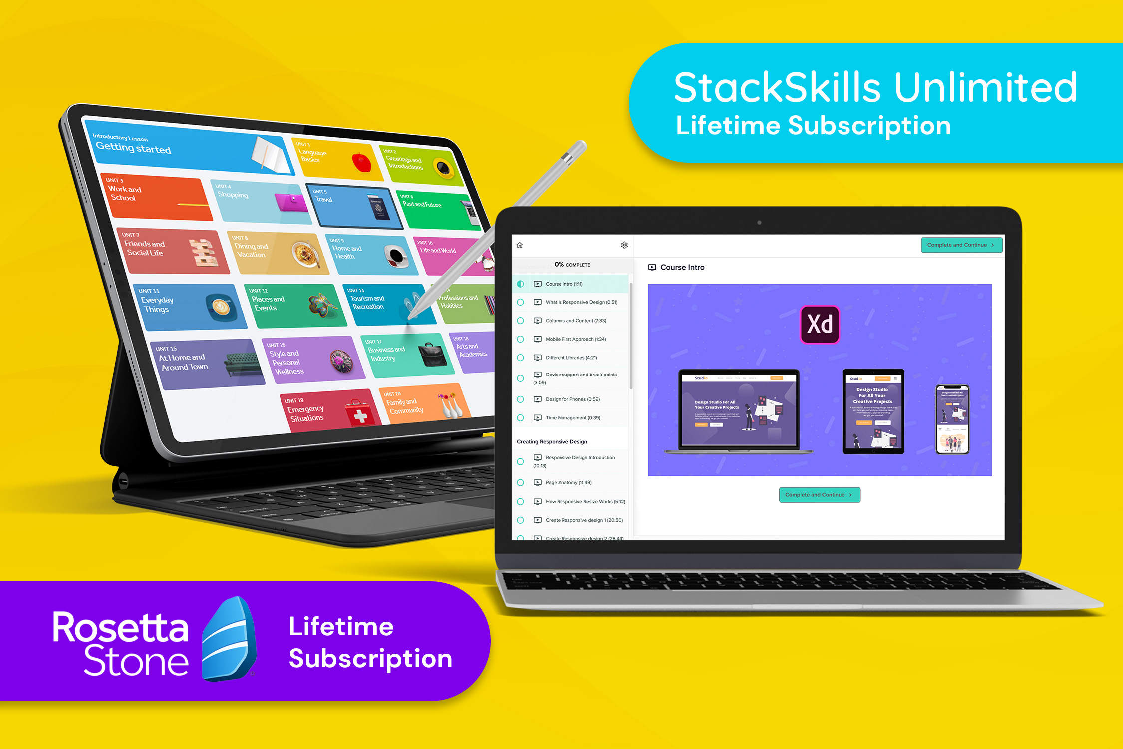 Commit to learning with a discounted subscription to Rosetta Stone
